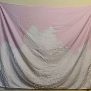 Pink cloud tapestry